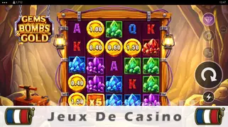 Icône de la fente Gems, Bombs & Gold Slot