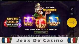 Icône de la fente Give Me Gold Mine n Shine Power Combo Slot