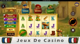 Icône de la fente Gold Trio Tres Amigos Slot