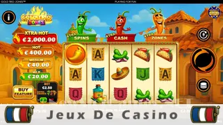 Icône de la fente Gold Trio Zones Slot
