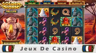 Icône de la fente Golden Horn Deluxe Slot