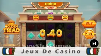 Icône de la fente Golden Triad Slot