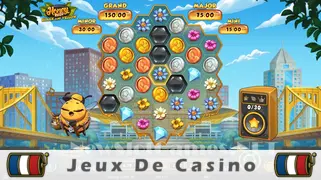 Icône de la fente Honey Rush Black and Yellow Slot