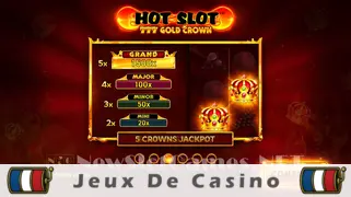 Icône de la fente Hot Slot 777 Gold Crown Slot
