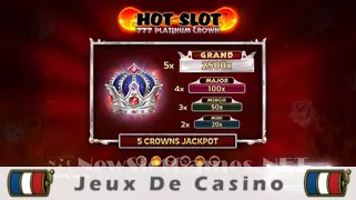 Icône de la fente Hot Slot 777 Platinum Crown Slot