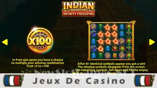 Icône de la fente Indian Adventure Infinity Freespins Slot