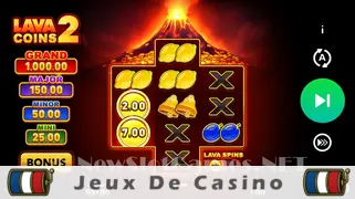 Icône de la fente Lava Coins 2 Slot