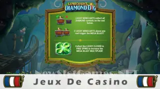 Icône de la fente Leprechauns Diamond Dig Slot
