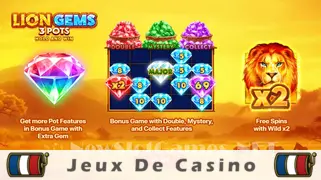 Icône de la fente Lion Gems 3 Pots Hold and Win Slot