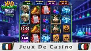 Icône de la fente Mad Scientist Breaking Beakers Slot