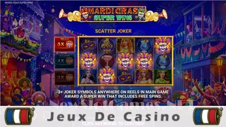 Icône de la fente Mardi Gras Super Wins Slot