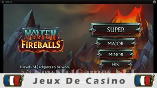 Icône de la fente Molten Fireballs Slot