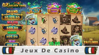 Icône de la fente Oz Golden Trail Slot