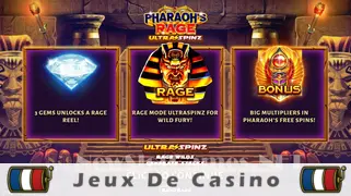 Icône de la fente Pharaohs Rage UltraSpinz Slot
