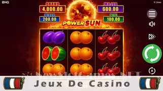 Icône de la fente Power Sun Slot