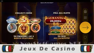 Icône de la fente Queens of Ra Coin Collect Slot