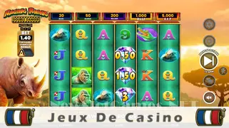 Icône de la fente Raging Rhino Double Danger Slot