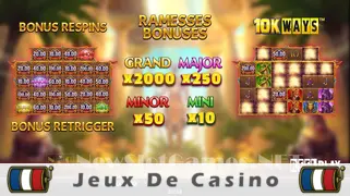 Icône de la fente Ramesses Gold 10K WAYS Slot