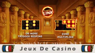 Icône de la fente Ramses Book Flaming Link Slot