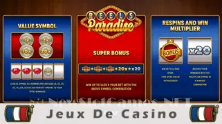 Icône de la fente Reels Paradise Slot
