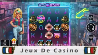 Icône de la fente Retro Returns Slot