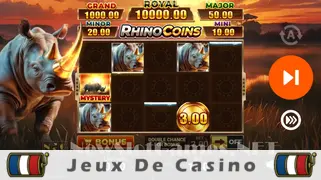 Icône de la fente Rhino Coins Hit the Bonus Slot