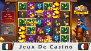 Icône de la fente Rolling in Treasures Slot