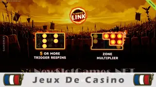 Icône de la fente Roman Legion Flaming Link Slot