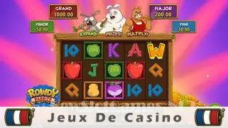 Icône de la fente Rowdy Rabbits Collect & Win Slot