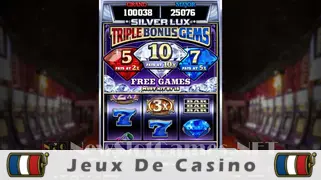 Icône de la fente Silver Lux Triple Bonus Gems Slot