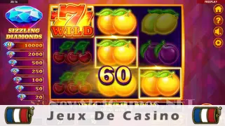 Icône de la fente Sizzling Diamonds Slot