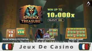 Icône de la fente Sphinx Treasure Slot