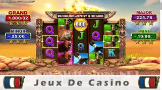 Icône de la fente Starlight Jackpots Bison Rush Slot