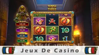 Icône de la fente Temple of Three Slot
