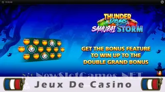 Icône de la fente Thunder Drums Samurai Storm Slot