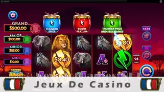 Icône de la fente Thunder Drums Serengeti Sun Slot