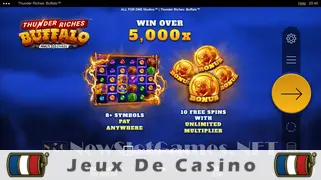 Icône de la fente Thunder Riches Buffalo Slot