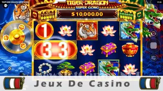 Icône de la fente Tiger and Dragon Super Gong Slot