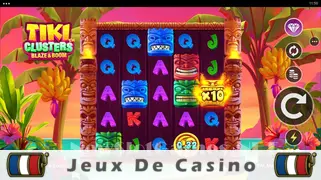 Icône de la fente Tiki Clusters Blaze & Boom Slot