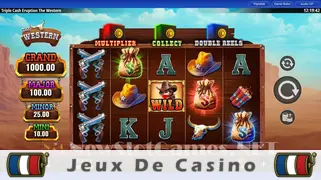 Icône de la fente Triple Cash Eruption The Western Slot