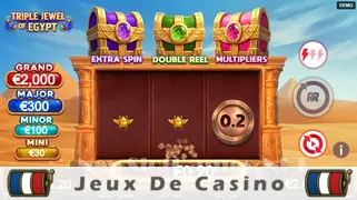 Icône de la fente Triple Jewel of Egypt Slot
