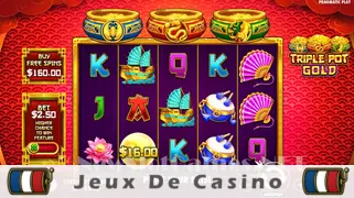 Icône de la fente Triple Pot Gold Slot