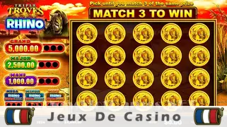 Icône de la fente Triple Troves Rhino Slot