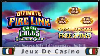 Icône de la fente Ultimate Fire Link Cash Falls Glacier Gold Slot