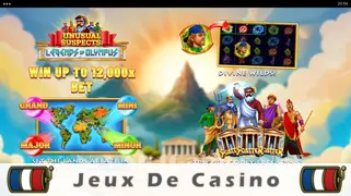 Icône de la fente Unusual Suspects Legends of Olympus Slot