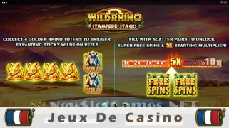 Icône de la fente Wild Rhino Stampede Stacks Slot