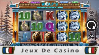 Icône de la fente Wolfs Transformation Slot