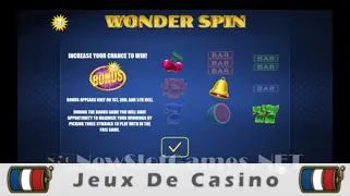 Icône de la fente Wonder Spin Slot