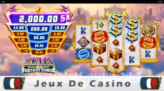 Icône de la fente Zeus Gold Blitz Fortune Tower Slot