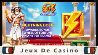 Icône de la fente Zeus Hyper Frames Slot